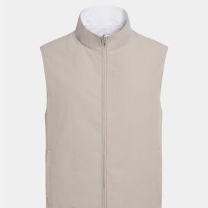 Suitsupply Light Beige Sleeveless Zip Vest